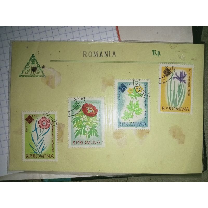 

PERANGKO SERI R.P.ROMANIA tahun 1961.