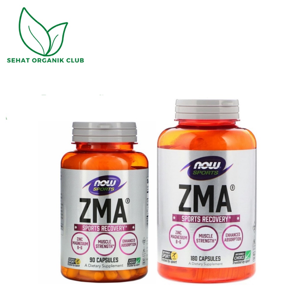 Now Foods Sports ZMA Sports Recovery 180 Caps ; Now Foods Sports ZMA Sports Recovery 90 Caps - Now Z