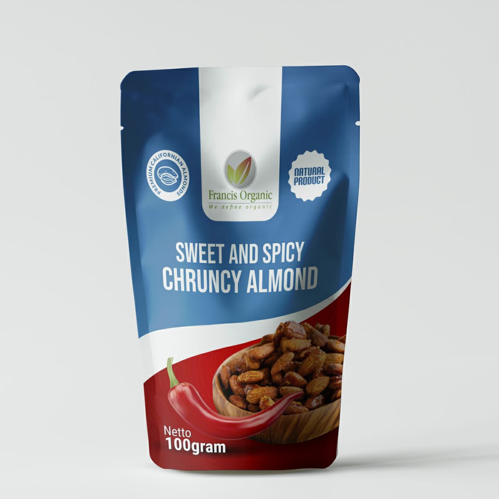 

Sweet and Spicy Crunchy Almonds - Pocket Size by Francis Organic