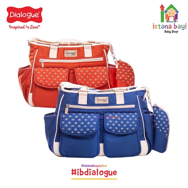 Dialogue Tas Besar 5 in 1 Set PRIME SERIES - Tas perlengkapan bayi DGT 7409