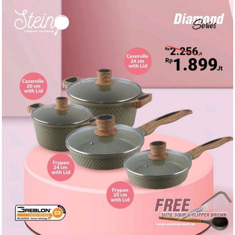 Stein cooware (paket Diamond).