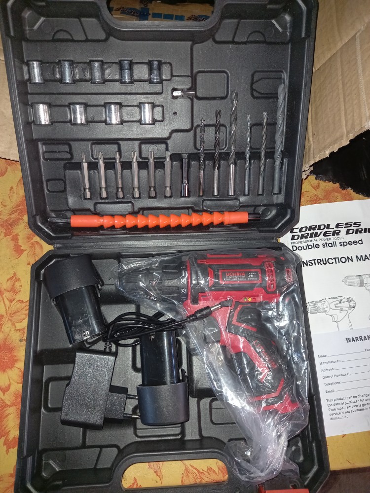 Mesin Bor Baterai 13vf Hyuga By Uchiha Cordless Drill Tanpa Kabel