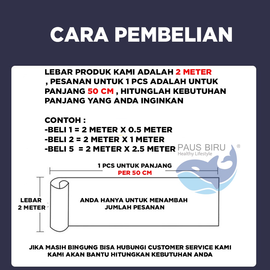 KARPET LANTAI VINYL GULUNGAN TEBAL 0.7 MM 50CM| METERAN 2 M | DEKORASI