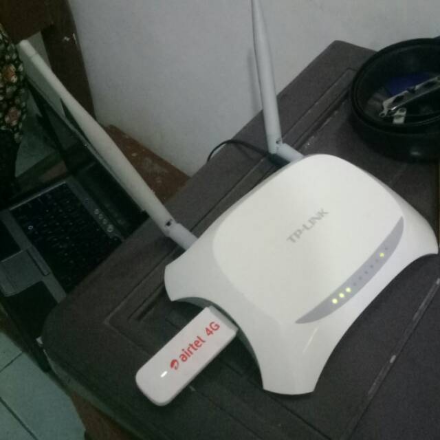 Paket Modem Huawei E3372 Hilink dan Router TP-Link MR3420