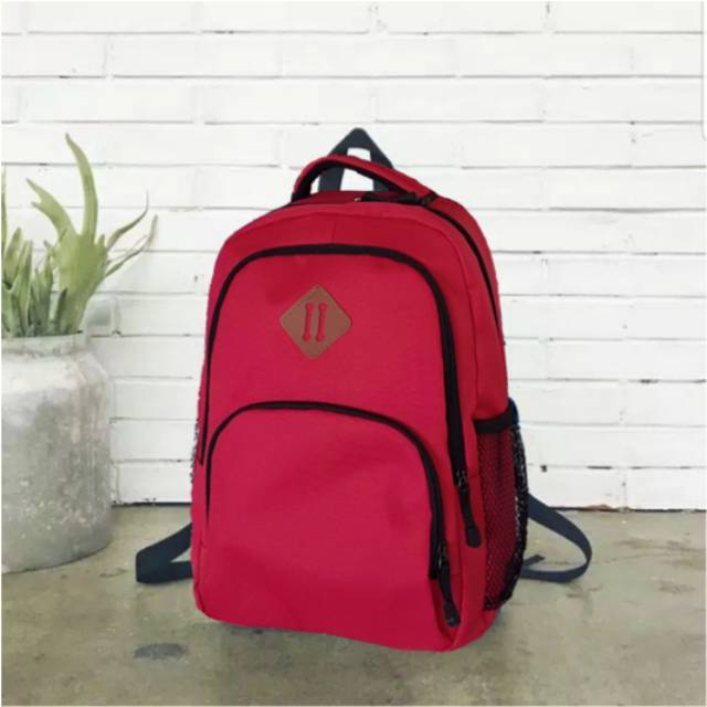 Ransel Nilon Laptop Kuliah Tas Bahu Gaya Korea Pemuda Fashion Wanita Ransel Laptop Tas Sekolah untuk Remaja Anak Perempuan Anak Laki-laki