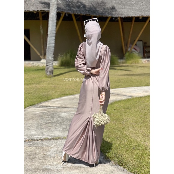ivoryyhijab - calendula dress bridesmaid kondangan wisuda