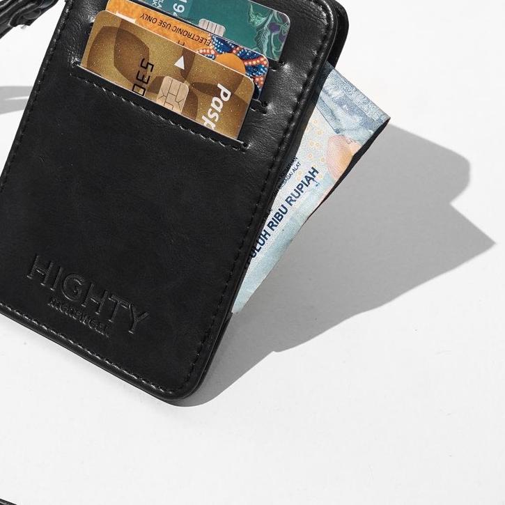 ◙ HIGHTY Black Cardholder Lanyard ➢