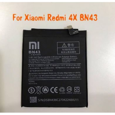 Baterai Original Xiaomi Battery Redmi Note 4X/ BN43