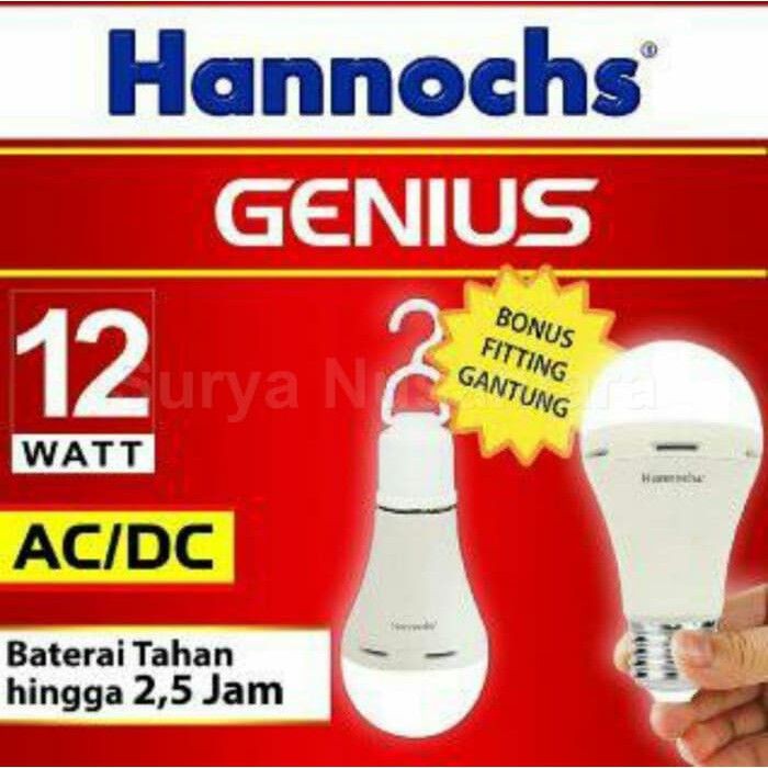 Hannochs Lampu Magic Genius 12W dengan fitting