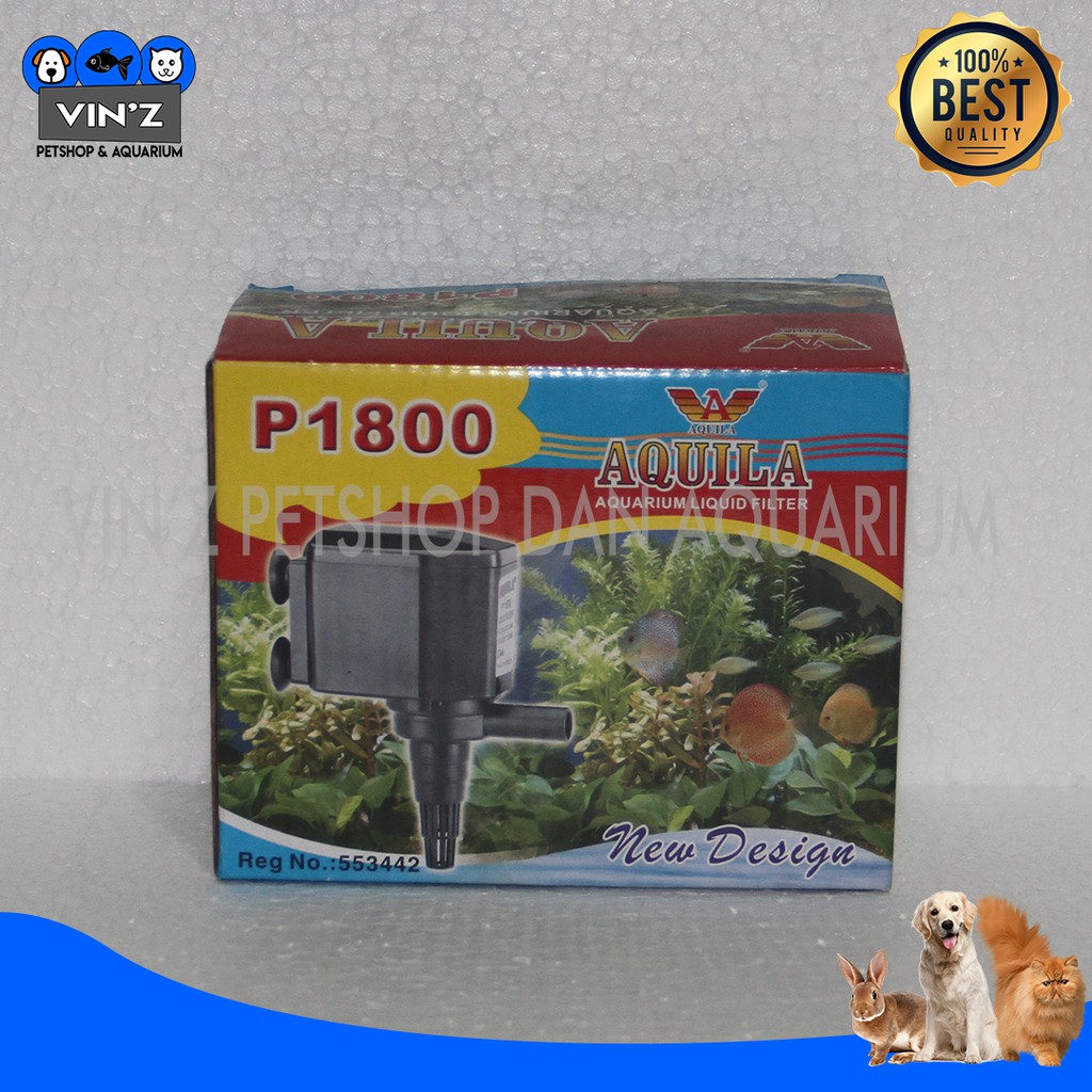 Aquila P-1800 Pompa Celup Aquarium Submersible Water Pump