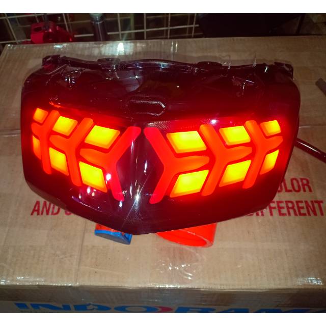 lampu stoplamp belakang model lambhorgini yamaha nmax 155 old pnp