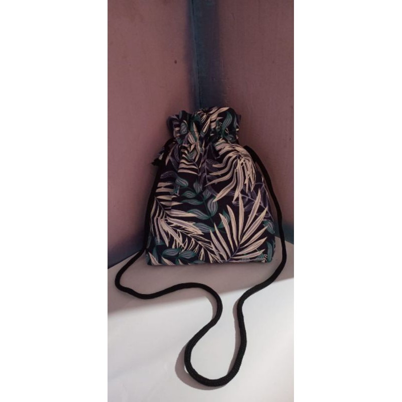 slingbag serut mini kekinian slingbag canvas tas serut