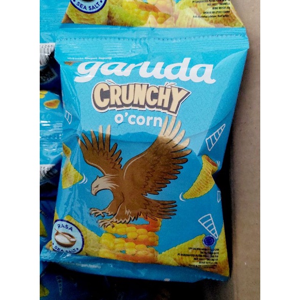 Garuda Crunchy Potato Daging Sapi BBQ 14gr x 10pcs / Garuda Crunchy O'corn / Garuda Crunchy Bee/ Garuda Potato Net 20gr x 10pcs