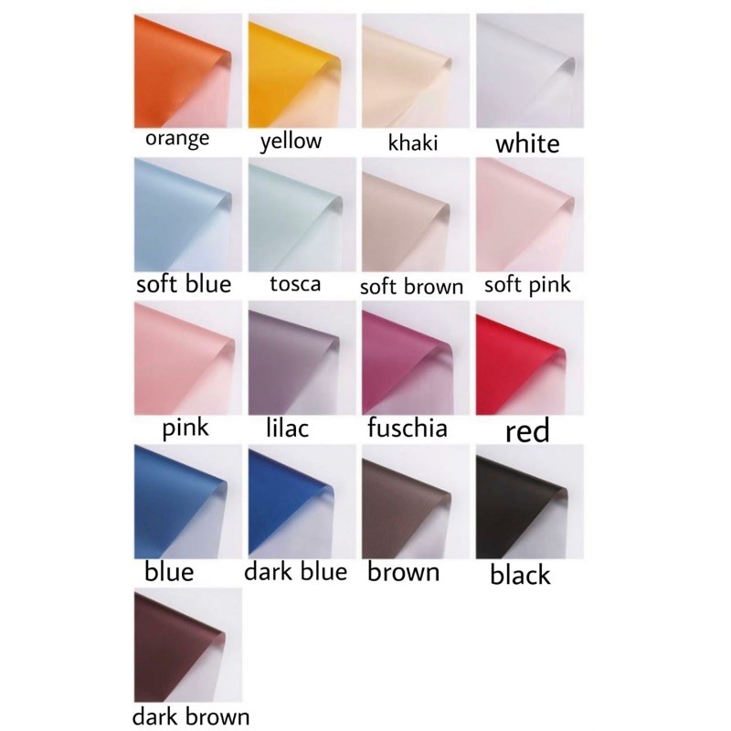 

[1 PACK/20 LEMBAR ] BUY 1 PACK GET 1 PACK FREE KERTAS WRAPPING / KERTAS CELLOPHANE METALIC