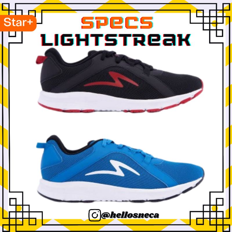 SEPATU RUNNING SPECS LIGHTSTREAK 100% ORIGINAL SNEAKERS PRIA WANITA
