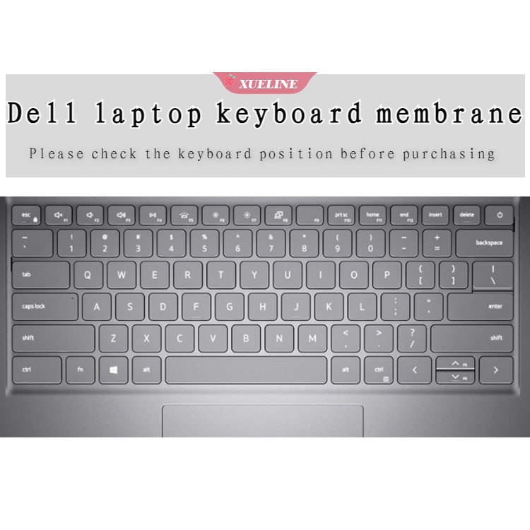 Cover Pelindung keyboard Bahan Silikon Untuk Dell Lingyue Inspiron 5410 / 5418 / 7415 14 inch (ZXL)