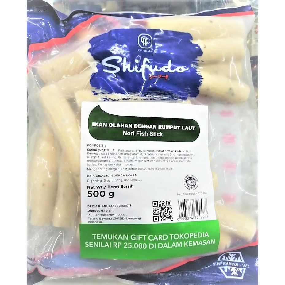 

Shifudo Ikan Dengan Rumput Laut 500gr
