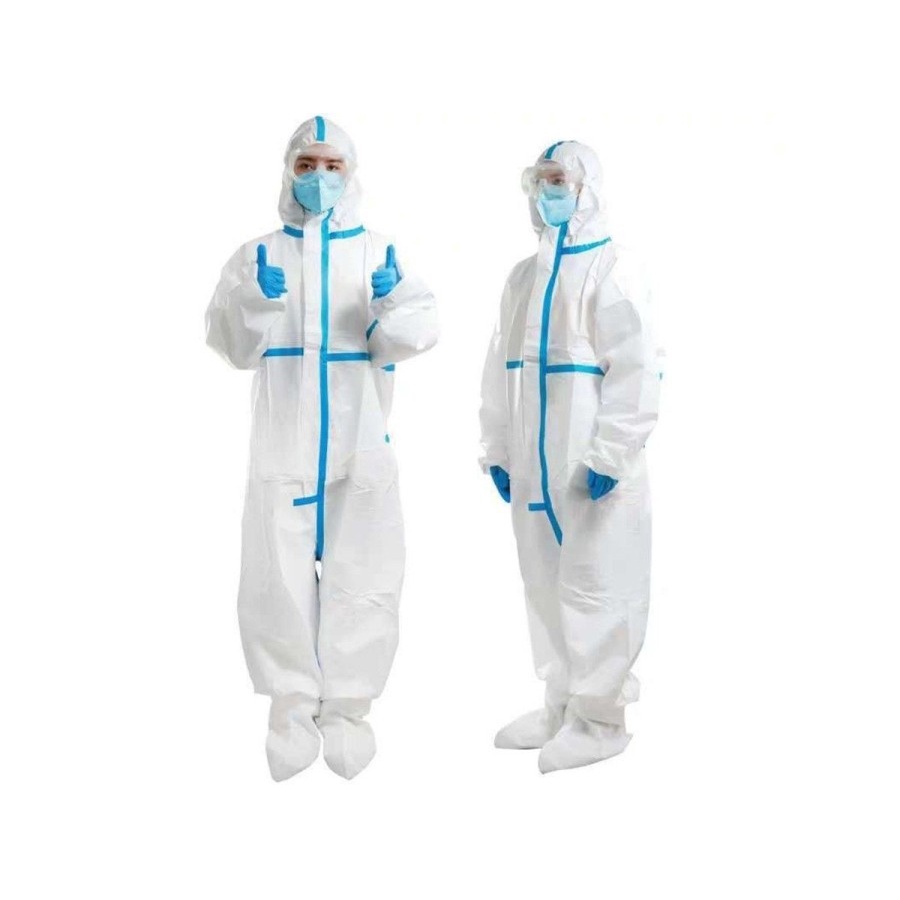 APD Hazmat Coverall Izin AKD COZMEED Microporus Lokal 70 GSM Non Seal