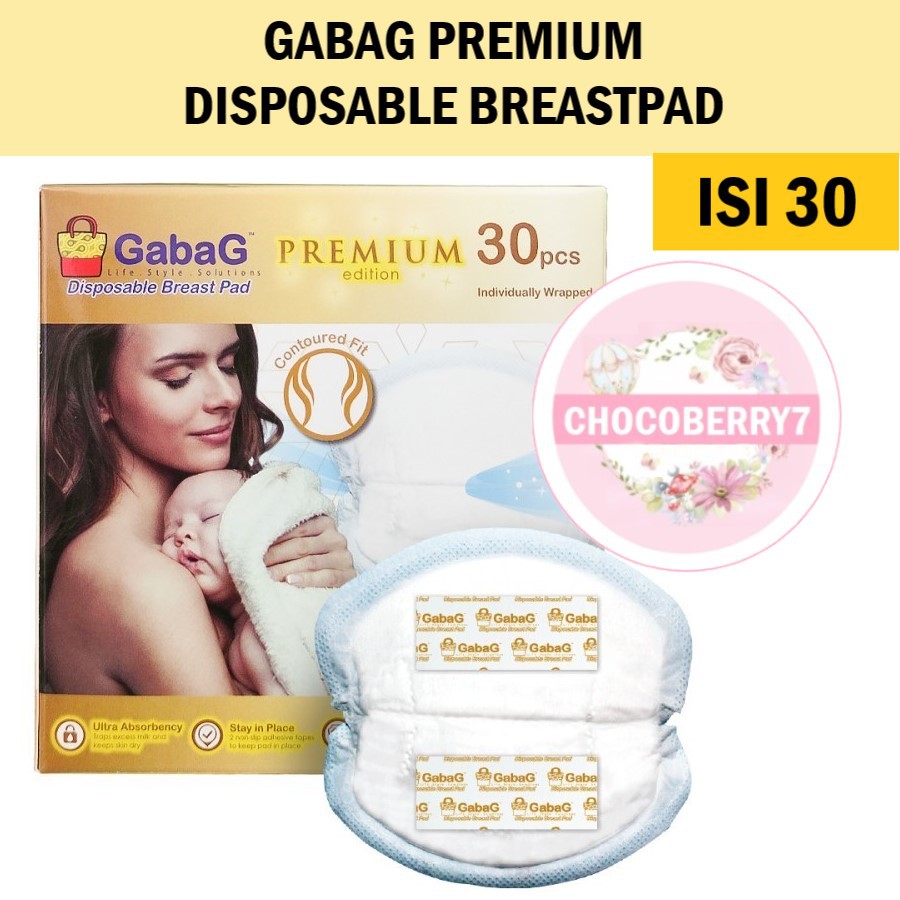 Gabag Breastpad Breast Pads Premium 30 pcs / 56 pcs Disposable Breast Pad