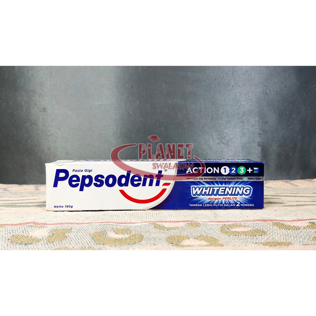 PEPSODENT ACTION 123 WHITENING WITH PERLITE