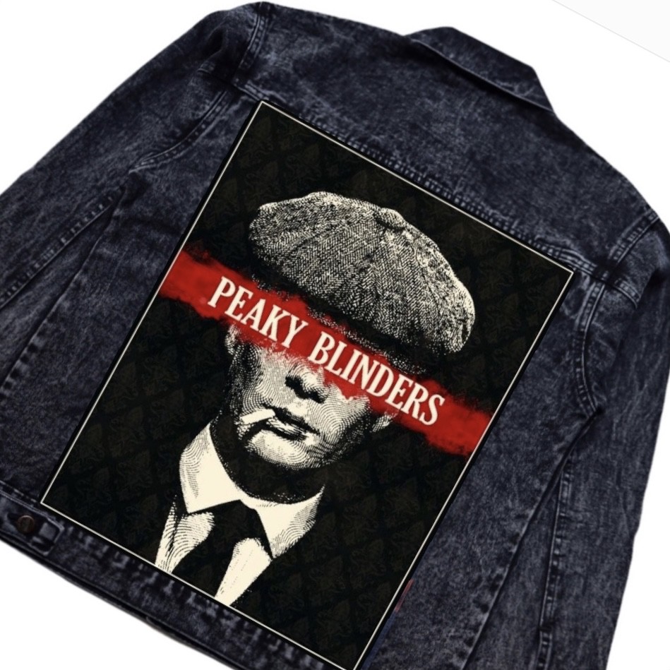 Jaket Jeans Sablon Printing Best Seller / Jaket Denim Sablon Belakang