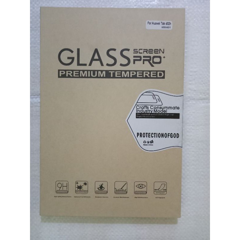 TemperGlass Huawei Tab d02h