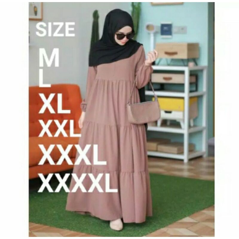 NADIRA DRESS GAMIS JUMBO