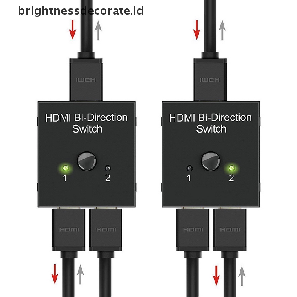 Splitter Switcher HDMI 2 Port 2x1 1 1x2 3D 4K Lapis Emas