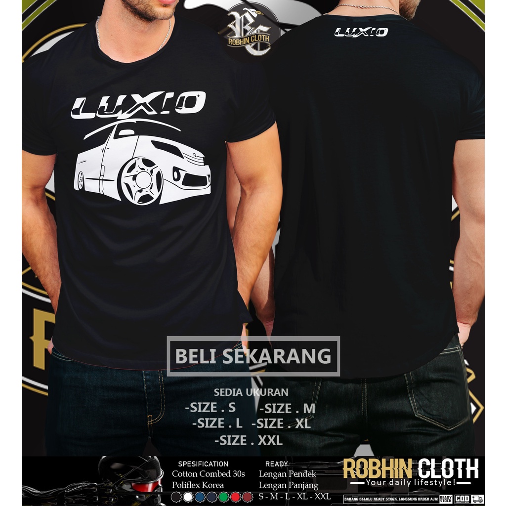 Kaos Mobil Daihatsu Luxio Side Baju Otomotif