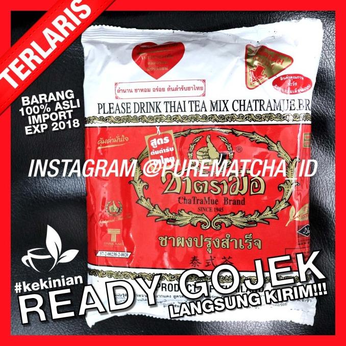 

[ COD ] Thaitea Thai Tea Number One Brand Cha TraMue Brand Teh Thailand 400gr SPECIAL Kode 622