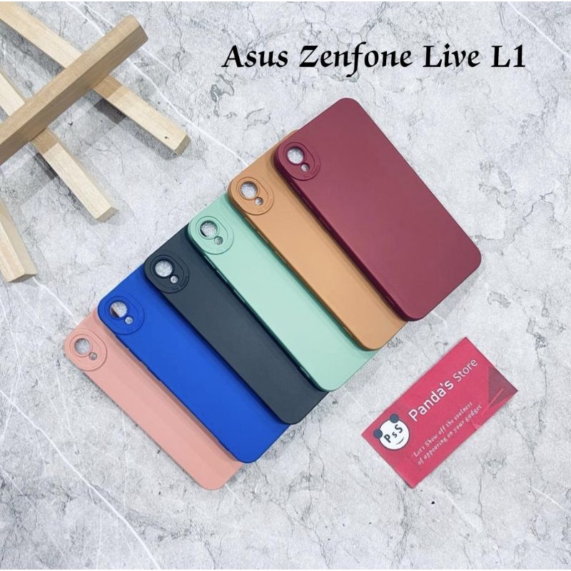 Softcase Pro Camera Asus Zenfone Live L1 ZA550KL Candy Case Full Color 3D Silikon TPU