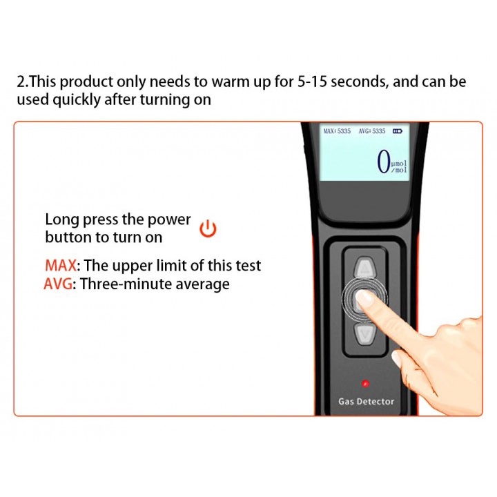 314 ADKORS EX Gas Leak Detector Waterproof - Alat Deteksi Kebocoran Gas Portable