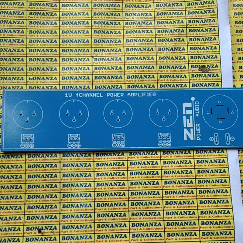 Pcb panel belakang bok 1u 1.5u 4channel