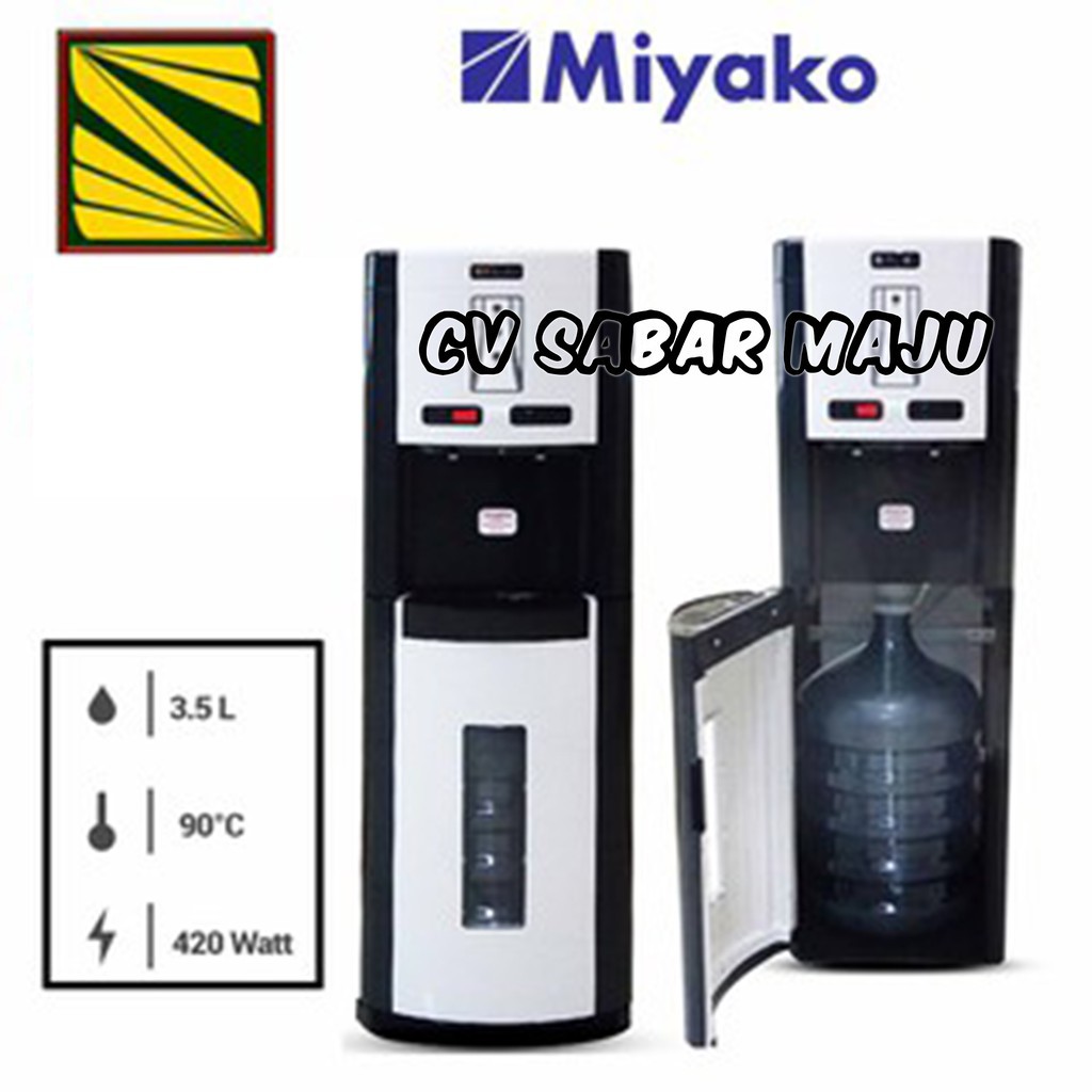 Dispenser Miyako WDP 300  [Hot & Cool] dan WDP 200 [Hot & Normal] & Wd 389 Hc HOT DAN COOL  ( Galon Atas )-WDP 300