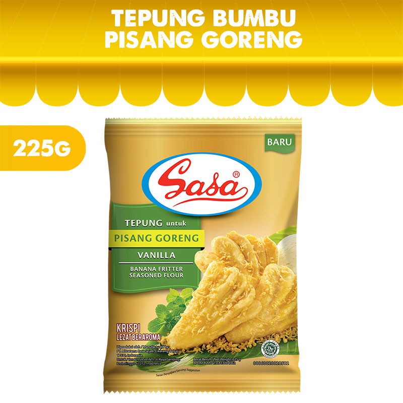 

Sasa Tepung Goreng Pisang 225G