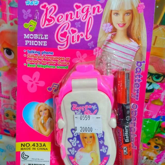 phone mainan barbie