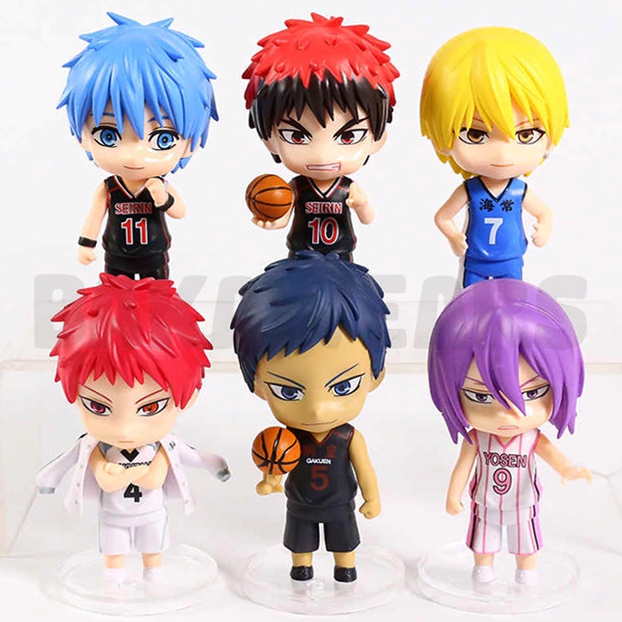 Action Figure Kuroko no Basket: Cute Kawaii Version - Kuroko, Kagami, Aomine, Kise, Murasaki, Akashi (Bakawears)