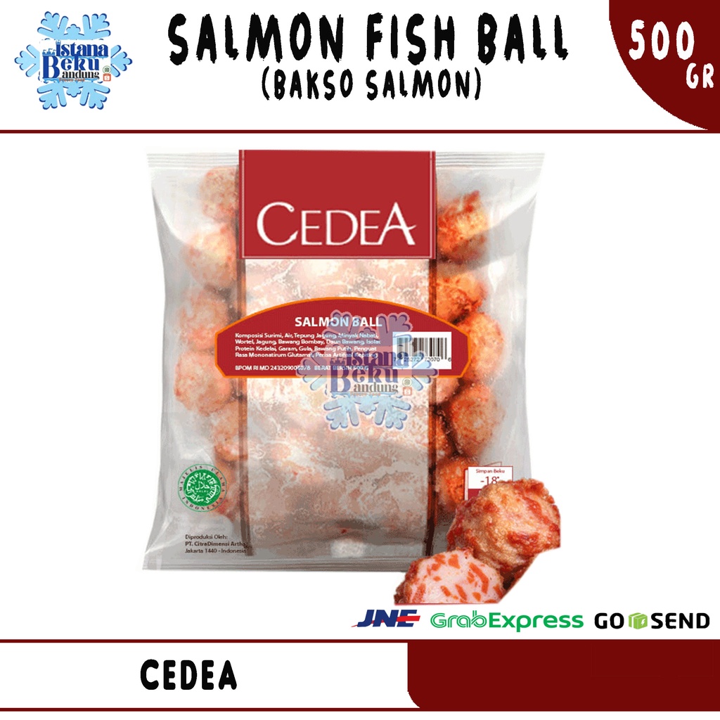 

Cedea Salmon Fish ball 500gr