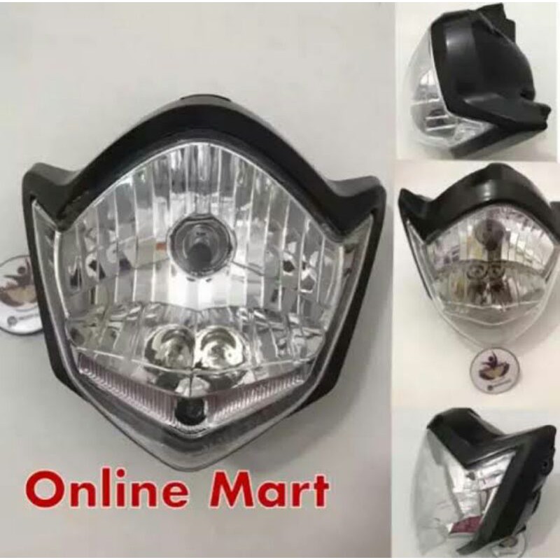 reflektor lampu depan vixion 2010 2012 / headlamp vixion old / mika lampu vixion