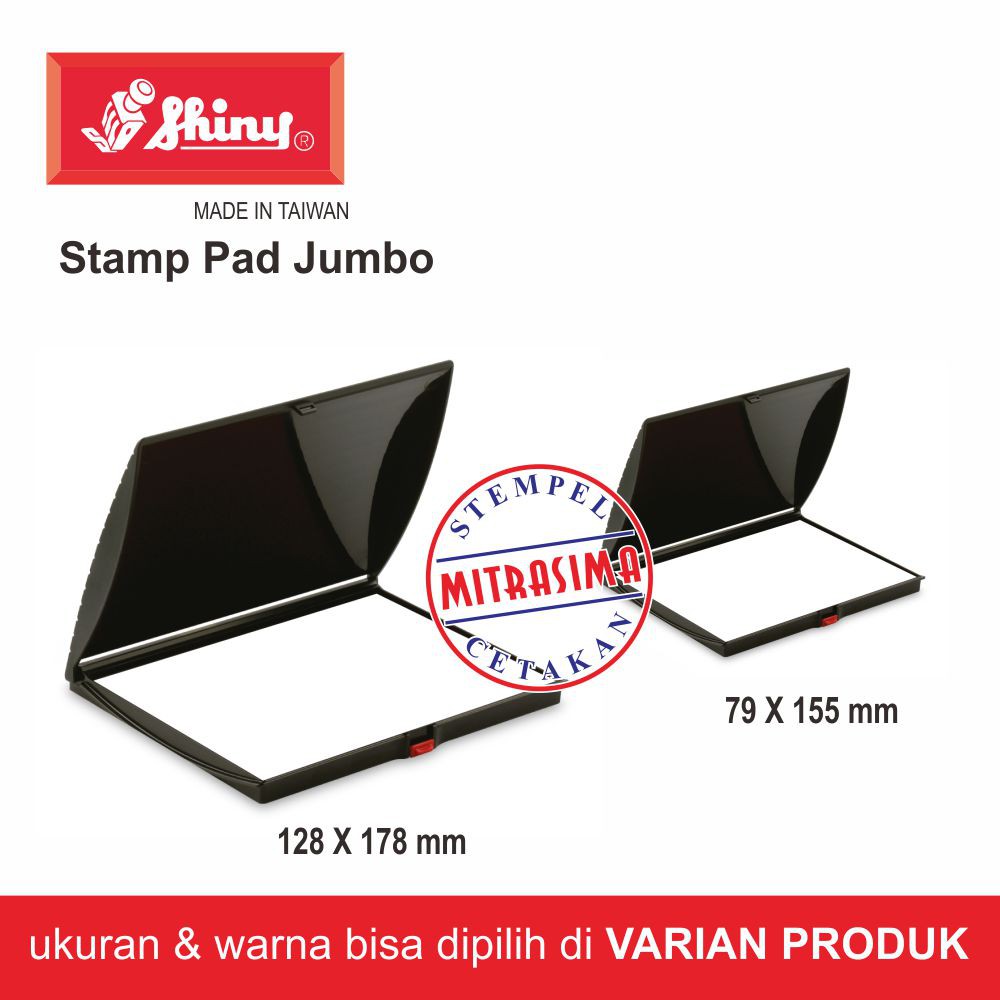 

Bantalan stempel ukuran jumbo merk Shiny