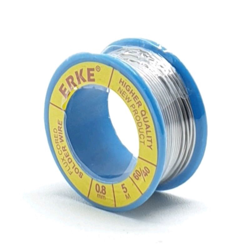 Timah Solder ERKE 0.8mm 5M, 10M