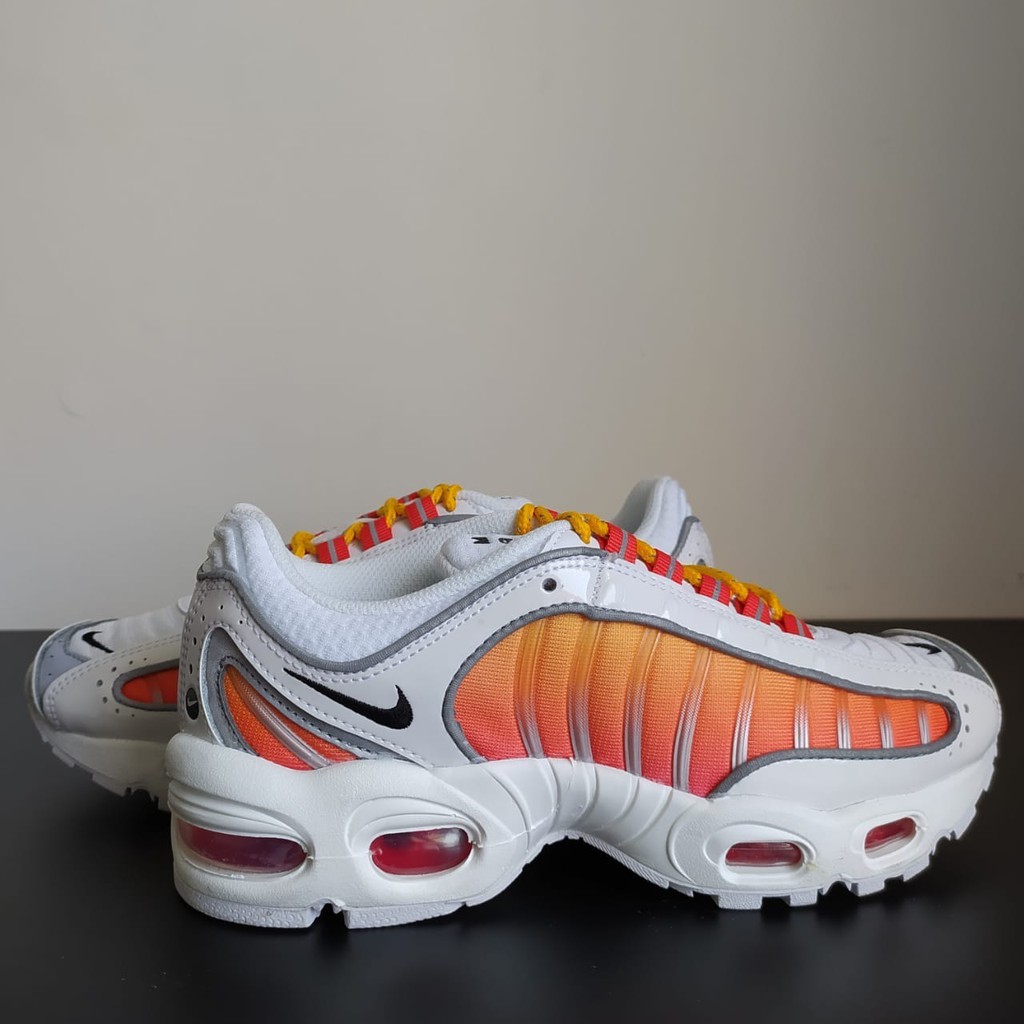 Nike Air Max Tailwind 4 White University Gold Habanero Red (W)