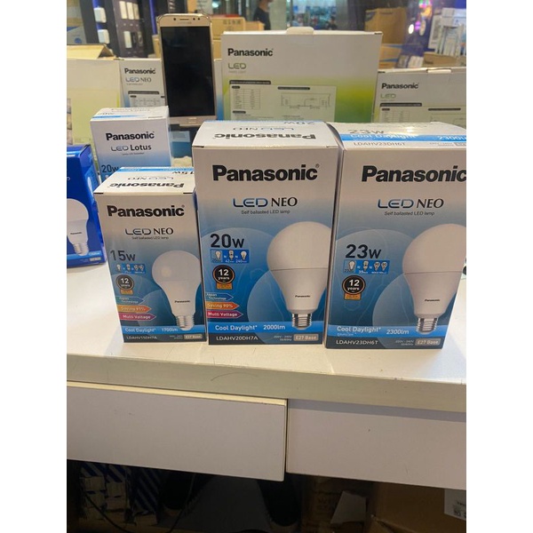 lampu led panasonic 15w 18w 20w 23w lampu rumah downloght pijar  bulb led 15 18w 20 23 watt