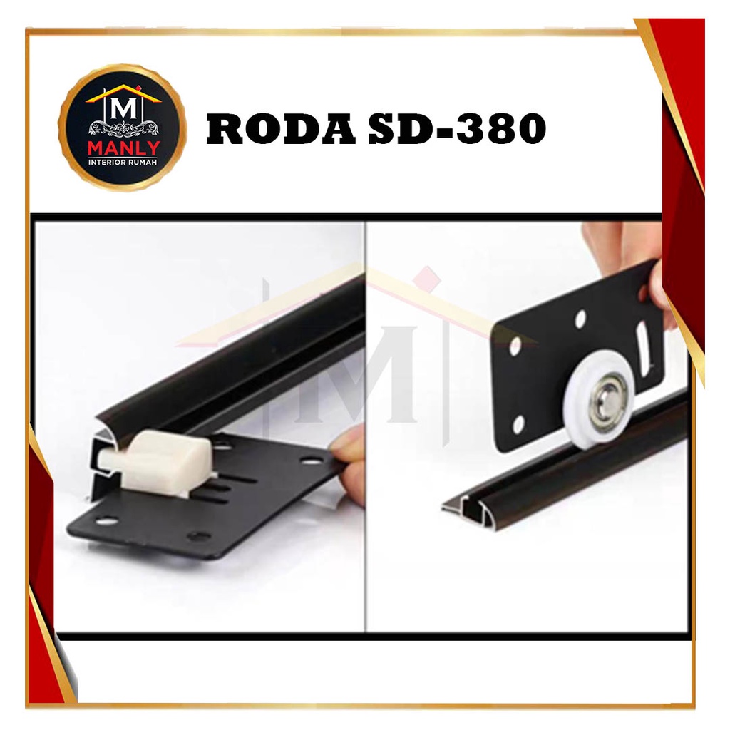 Roda Pintu Lemari Geser SD 380 Sliding...