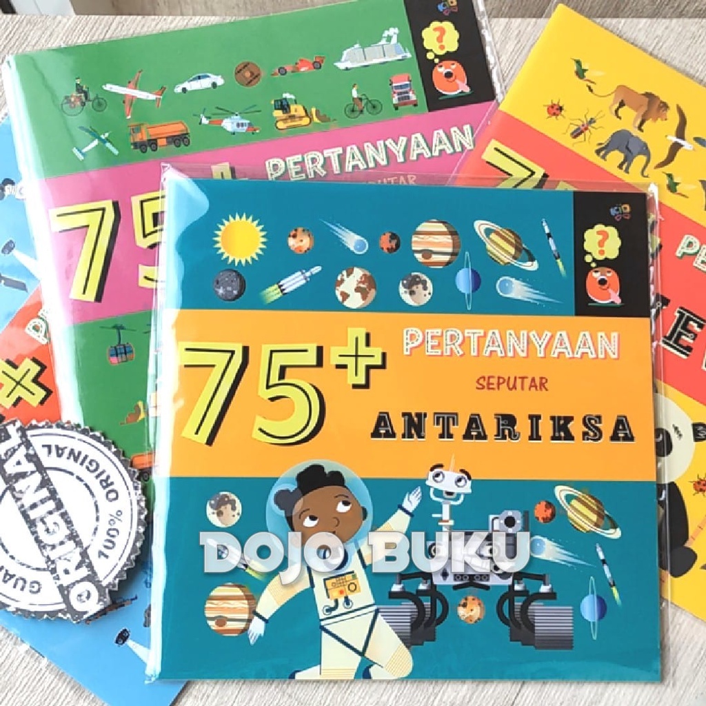 Buku 75+ Pertanyaan Seputar Antariksa by Sally Spray, Mark Ruffle