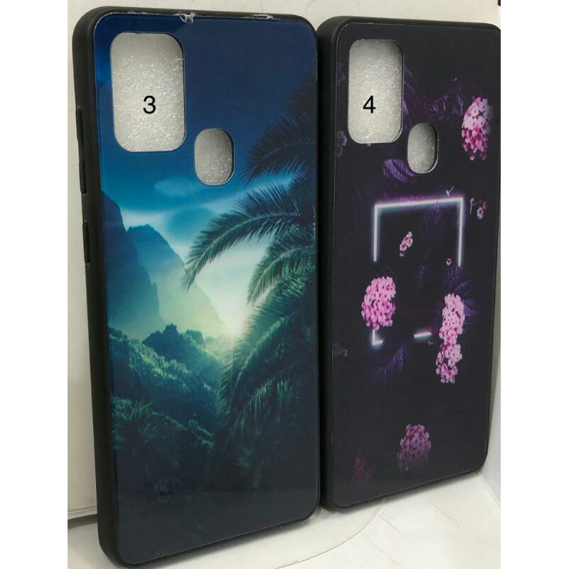 SAMSUNG A21S BACK CASE GLASS VIBES CASING SOFTCASE