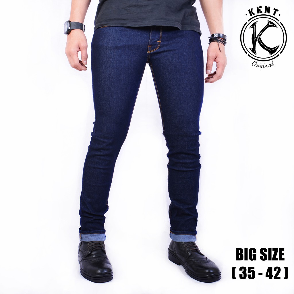 Celana Panjang Pria Celana Jeans Pria Branded Cowok Jumbo Skinny Distro Q9F1 Original Jeans Panjang