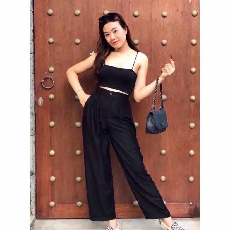 COD CELANA HW KULOT KANCING RAYON PREMIUM