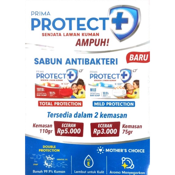 Sabun Prima Protect+ Sabun Mandi Sabun batang