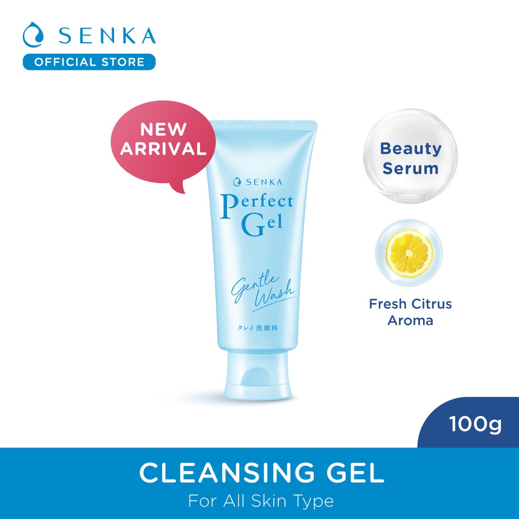 SENKA Perfect Gel Gentle Wash - Senka Pembersih Wajah - 100gr